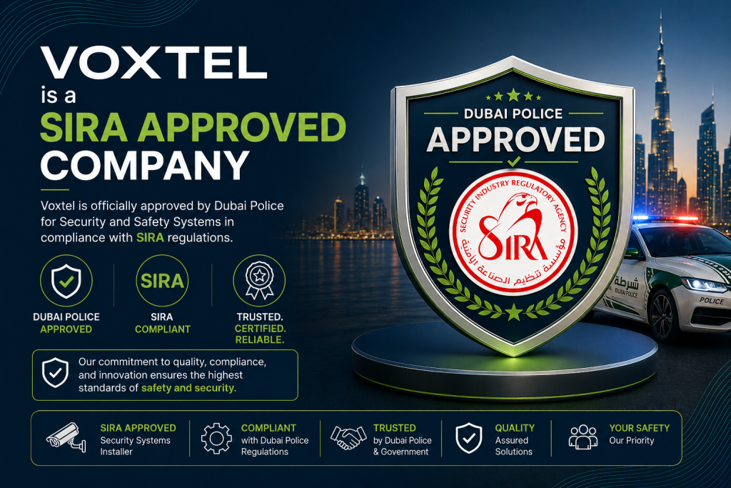 Dubai Police approved CCTV company