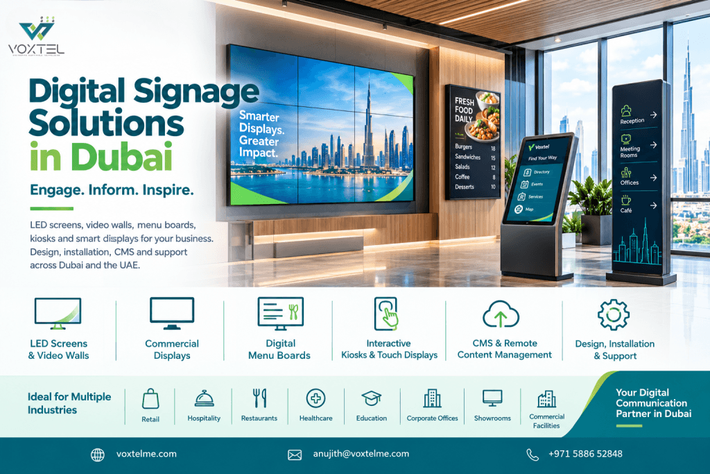 Digital Signage Solutions Dubai